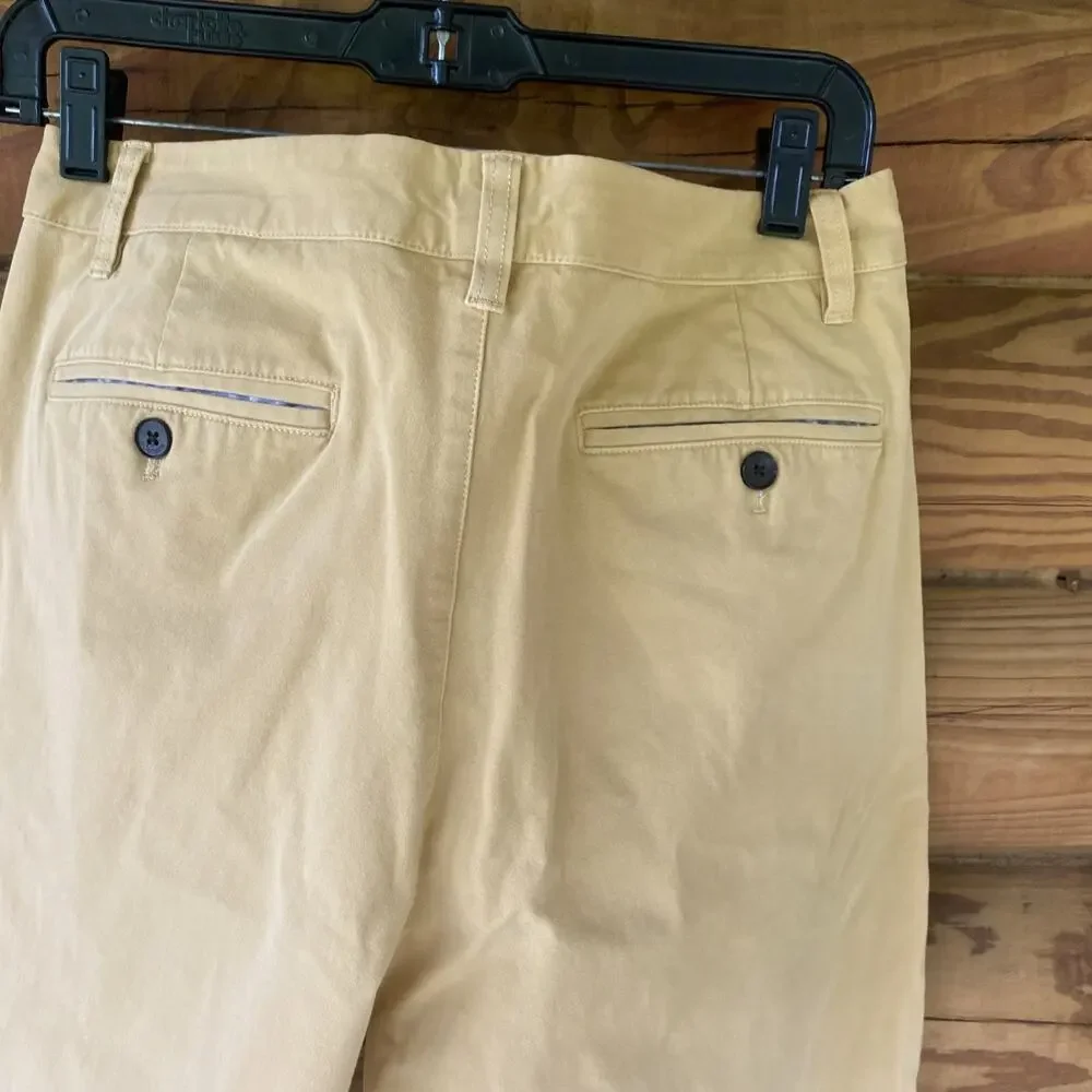 Bonobos Chino Pants Mens 32 x 32 Tan Slim Taper Stretch Twill Casual Preppy J19